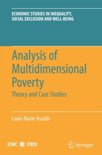 Omslagafbeelding: Analysis of Multidimensional Poverty 9781441908421