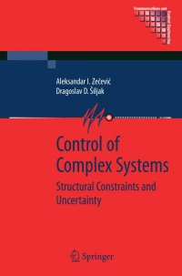 Titelbild: Control of Complex Systems 9781441912152