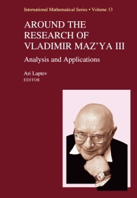 Cover image: Around the Research of Vladimir Maz'ya III 1st edition 9781441913449