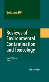 Imagen de portada: Reviews of Environmental Contamination and Toxicology 204 1st edition 9781441914392