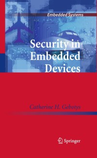 Imagen de portada: Security in Embedded Devices 9781461425199