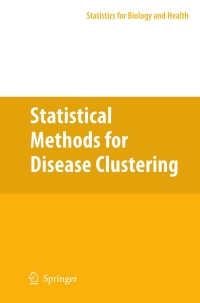 Imagen de portada: Statistical Methods for Disease Clustering 9781441915719