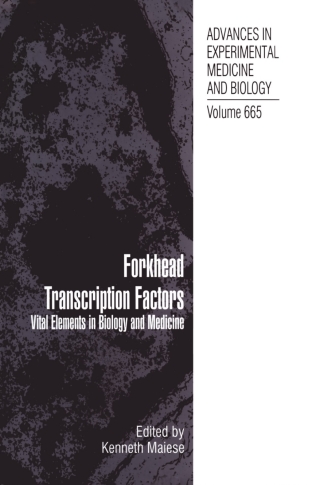 Imagen de portada: Forkhead Transcription Factors 1st edition 9781441915986
