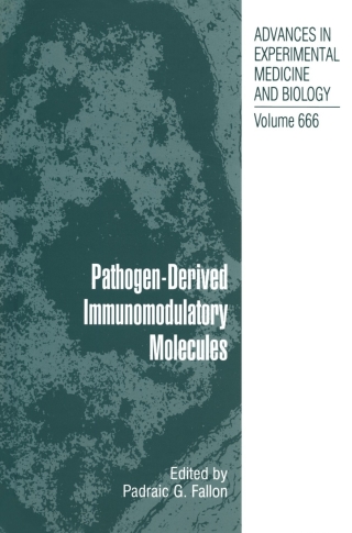 Imagen de portada: Pathogen-Derived Immunomodulatory Molecules 1st edition 9781441916006