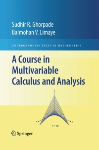Titelbild: A Course in Multivariable Calculus and Analysis 9781441916204