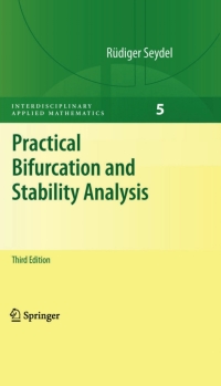 Imagen de portada: Practical Bifurcation and Stability Analysis 3rd edition 9781441917393