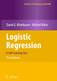 Cover image: Logistic Regression 3rd edition 9781441917416