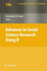 Imagen de portada: Advances in Social Science Research Using R 1st edition 9781441917638