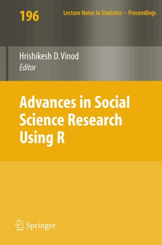 Cover image: Advances in Social Science Research Using R 1st edition 9781441917638