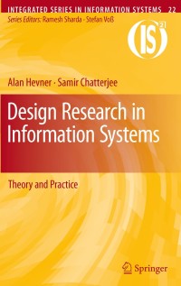 Titelbild: Design Research in Information Systems 9781461426011