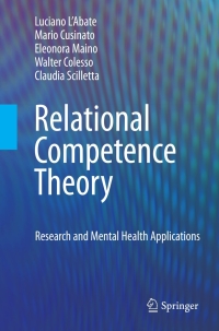 Cover image: Relational Competence Theory 9781441956644