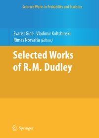 Cover image: Selected Works of R.M. Dudley 1st edition 9781441958204