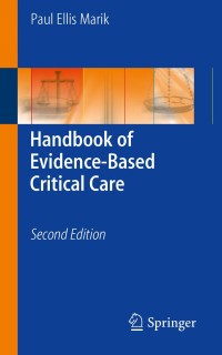 Cover image: Handbook of Evidence-Based Critical Care 2nd edition 9781441959225