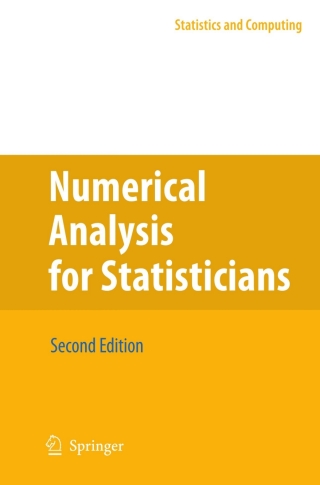 Immagine di copertina: Numerical Analysis for Statisticians 2nd edition 9781441959447