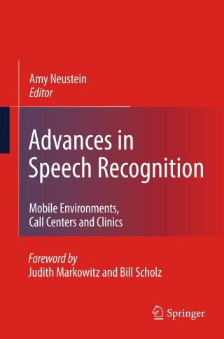 Imagen de portada: Advances in Speech Recognition 9781441959508