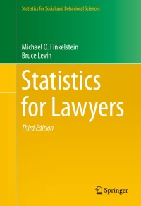 Cover image: Statistics for Lawyers 3rd edition 9781441959843