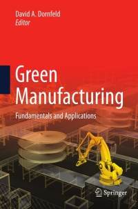 Imagen de portada: Green Manufacturing 9781441960153