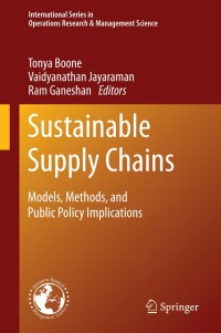 Omslagafbeelding: Sustainable Supply Chains 1st edition 9781441961044