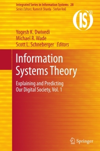 Cover image: Information Systems Theory 9781441961075