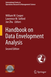 Immagine di copertina: Handbook on Data Envelopment Analysis 2nd edition 9781441961501