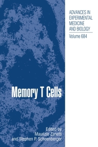 Titelbild: Memory T Cells 1st edition 9781441964502