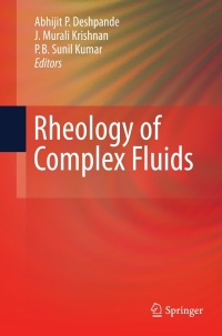 Cover image: Rheology of Complex Fluids 9781441964939
