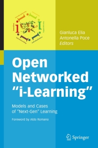 Titelbild: Open Networked "i-Learning" 9781441968531