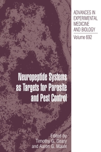 Cover image: Neuropeptide Systems as Targets for Parasite and Pest Control 1st edition 9781441969019