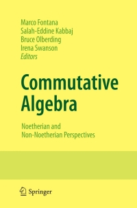 صورة الغلاف: Commutative Algebra 9781441969897