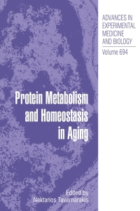 Imagen de portada: Protein Metabolism and Homeostasis in Aging 1st edition 9781441970015