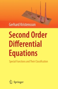 صورة الغلاف: Second Order Differential Equations 9781441970190