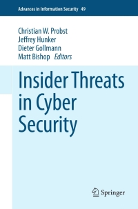 Imagen de portada: Insider Threats in Cyber Security 9781461426387