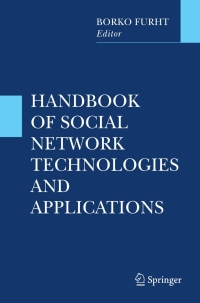 Imagen de portada: Handbook of Social Network Technologies and Applications 9781441971418