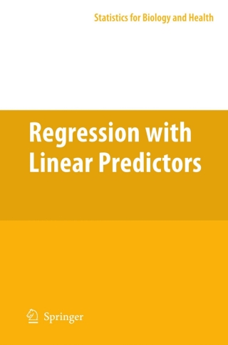 表紙画像: Regression with Linear Predictors 9781441971692