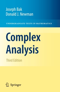 Cover image: Complex Analysis 3rd edition 9781441972873