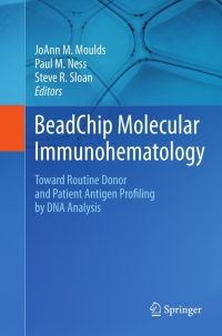 Imagen de portada: BeadChip Molecular Immunohematology 9781441975119