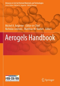 Imagen de portada: Aerogels Handbook 9781441974778
