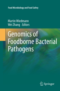 Cover image: Genomics of Foodborne Bacterial Pathogens 9781441976857