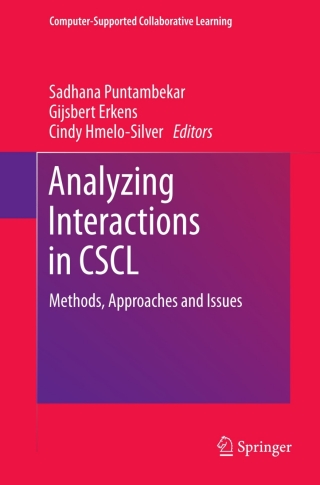 Imagen de portada: Analyzing Interactions in CSCL 9781441977090