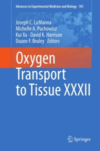 Imagen de portada: Oxygen Transport to Tissue XXXII 9781441977557