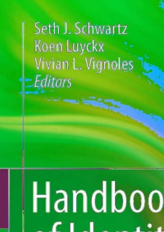 Cover image: Handbook of Identity Theory and Research 9781441979872