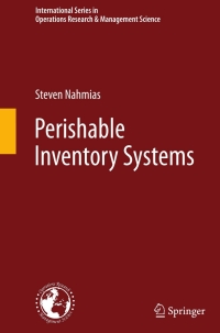 Cover image: Perishable Inventory Systems 9781441979988