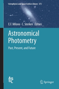 Imagen de portada: Astronomical Photometry 9781441980496