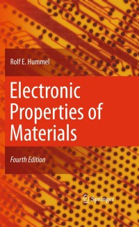 Cover image: Electronic Properties of Materials 4th edition 9781489998415