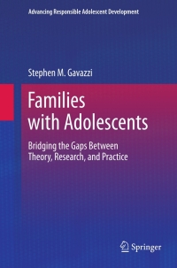 Imagen de portada: Families with Adolescents 9781441982452