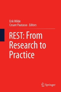 表紙画像: REST: From Research to Practice 9781441983022