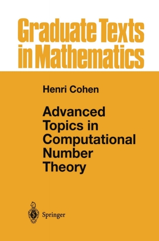 Cover image: Advanced Topics in Computational Number Theory 9781461264194