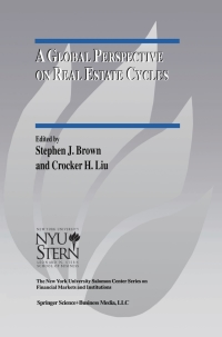 صورة الغلاف: A Global Perspective on Real Estate Cycles 1st edition 9780792378082
