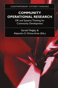 Immagine di copertina: Community Operational Research 1st edition 9780306483356