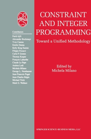 Omslagafbeelding: Constraint and Integer Programming 1st edition 9781402075834